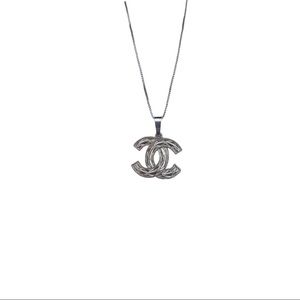 Silver Chanel Pendant